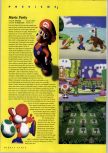 Scan of the preview of Mario Party published in the magazine N64 Gamer 13, page 14