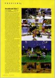 Scan of the preview of Snowboard Kids 2 published in the magazine N64 Gamer 13, page 18