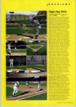 Scan of the preview of Triple Play 2000 published in the magazine N64 Gamer 13, page 21