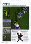 Scan of the review of FIFA 99 published in the magazine N64 Gamer 13, page 1