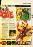 Scan of the review of Banjo-Kazooie published in the magazine 64 Magazine 16, page 2