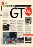 Scan of the review of GT 64: Championship Edition published in the magazine 64 Magazine 16, page 1