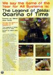 Scan de la preview de The Legend Of Zelda: Ocarina Of Time paru dans le magazine Electronic Gaming Monthly 117, page 1