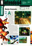 Scan de la preview de Banjo-Kazooie paru dans le magazine Electronic Gaming Monthly 108, page 1