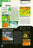 Scan of the preview of Glover published in the magazine Electronic Gaming Monthly 109, page 10