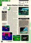 Scan de la preview de Space Station Silicon Valley paru dans le magazine Electronic Gaming Monthly 111, page 12