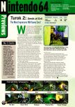 Scan de la preview de Turok 2: Seeds Of Evil paru dans le magazine Electronic Gaming Monthly 112, page 19