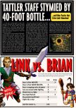 Scan of the article Hyrule Tattler published in the magazine Electronic Gaming Monthly 113, page 9
