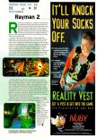 Scan de la preview de Rayman 2: The Great Escape paru dans le magazine Electronic Gaming Monthly 114, page 8