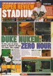 Scan du test de Duke Nukem Zero Hour paru dans le magazine Nintendo World 1, page 1
