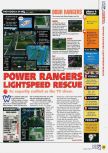 Scan of the review of Power Rangers Lightspeed Rescue published in the magazine N64 52, page 1