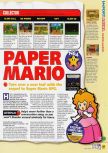Scan of the review of Paper Mario published in the magazine N64 53, page 2