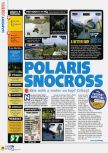 Scan of the review of Polaris SnoCross published in the magazine N64 54, page 1