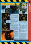 Scan of the walkthrough of Conker's Bad Fur Day published in the magazine N64 54, page 6