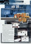 Scan of the review of NHL '99 published in the magazine Gamers' Republic 07, page 1