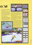 Scan of the review of Nagano Winter Olympics 98 published in the magazine Hyper 54, page 2