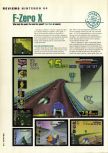 Scan of the review of F-Zero X published in the magazine Hyper 60, page 1