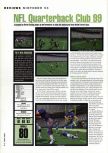 Scan of the review of NFL Quarterback Club '99 published in the magazine Hyper 62, page 1