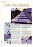 Scan of the review of Twisted Edge Snowboarding published in the magazine Hyper 66, page 1
