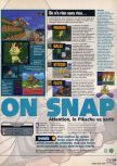 Scan du test de Pokemon Snap paru dans le magazine X64 20, page 1