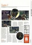 Scan of the review of Quake II published in the magazine Hyper 70, page 1