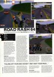 Scan of the review of Road Rash 64 published in the magazine Hyper 74, page 1