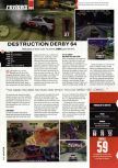 Scan du test de Destruction Derby 64 paru dans le magazine Hyper 75, page 1