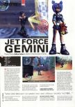 Scan of the review of Jet Force Gemini published in the magazine Hyper 75, page 1
