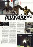 Scan of the review of Armorines: Project S.W.A.R.M. published in the magazine Hyper 78, page 1