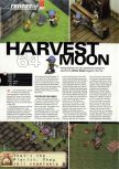 Scan of the review of Harvest Moon 64 published in the magazine Hyper 78, page 1