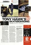 Scan of the review of Tony Hawk's Skateboarding published in the magazine Hyper 80, page 1