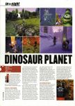 Scan of the preview of Dinosaur Planet published in the magazine Hyper 83, page 1