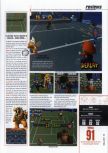 Scan of the review of Mario Tennis published in the magazine Hyper 85, page 2
