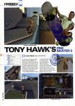 Scan of the review of Tony Hawk's Pro Skater 2 published in the magazine Hyper 86, page 1