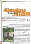 Scan of the preview of Shadow Man published in the magazine Playmag 36, page 1