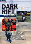 Scan of the walkthrough of Dark Rift published in the magazine 64 Extreme 7, page 1