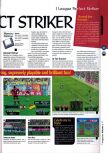 Scan of the review of Jikkyou J-League Perfect Striker published in the magazine 64 Magazine 01, page 2