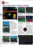 Scan of the review of Mario Kart 64 published in the magazine 64 Magazine 01, page 5