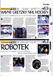Scan of the preview of Wayne Gretzky's 3D Hockey published in the magazine 64 Magazine 01, page 1