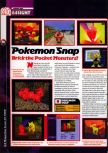 Scan of the preview of Pokemon Snap published in the magazine 64 Magazine 25, page 6