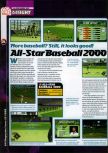 Scan of the preview of All-Star Baseball 2000 published in the magazine 64 Magazine 25, page 2
