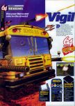 Scan of the review of Vigilante 8 published in the magazine 64 Magazine 25, page 1