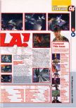 Scan de la preview de Indiana Jones and the Infernal Machine paru dans le magazine 64 Magazine 41, page 1