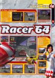 Scan of the walkthrough of Ridge Racer 64 published in the magazine 64 Magazine 41, page 2