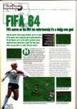 Scan of the review of FIFA 64 published in the magazine N64 Pro 01, page 1