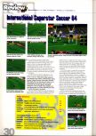 Scan of the review of International Superstar Soccer 64 published in the magazine N64 Pro 01, page 2