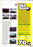 Scan of the review of F1 Pole Position 64 published in the magazine N64 Pro 01, page 2