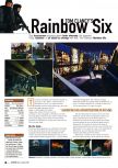 Scan of the review of Tom Clancy's Rainbow Six published in the magazine Total Control 1, page 1