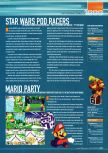 Scan of the preview of Mario Party published in the magazine Total Control 3, page 7