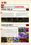Scan du test de Virtual Pool 64 paru dans le magazine Total Control 5, page 1